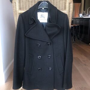 Burberry London Black Wool/Cashmere  Peacoat Size XS (size 2/4)